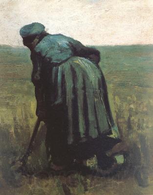 Vincent Van Gogh Peasant Woman Digging (nn04)